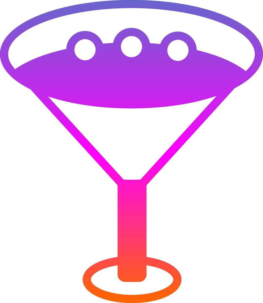 diseño de icono de vector de martini