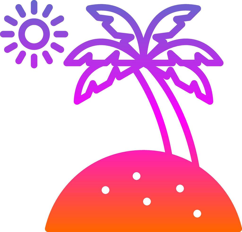 Long Island Vector Icon Design