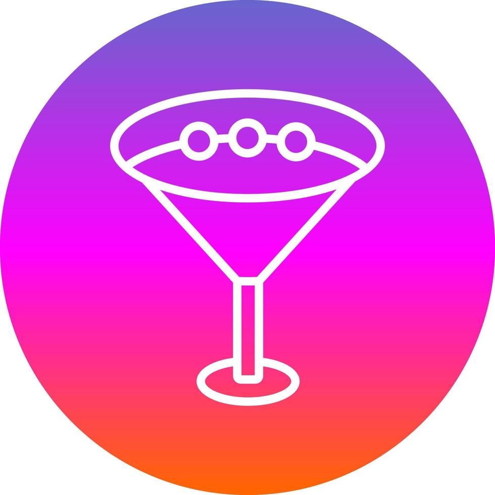 Martini Vector Icon Design