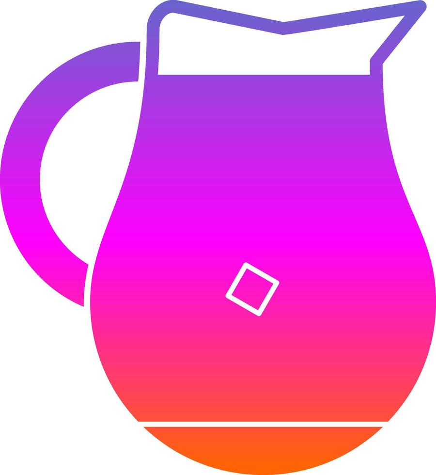 Lemonade Jug Vector Icon Design