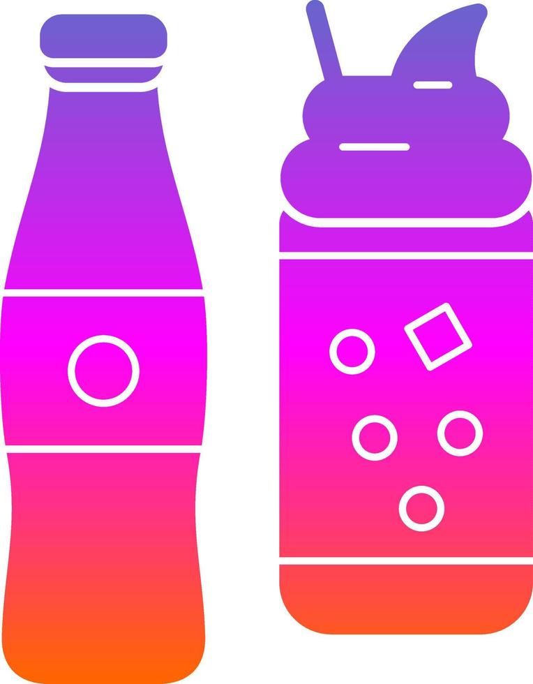 Cream Soda Vector Icon Design
