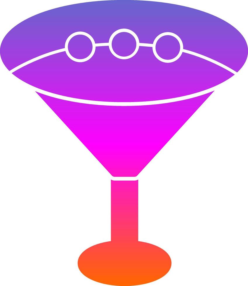 diseño de icono de vector de martini