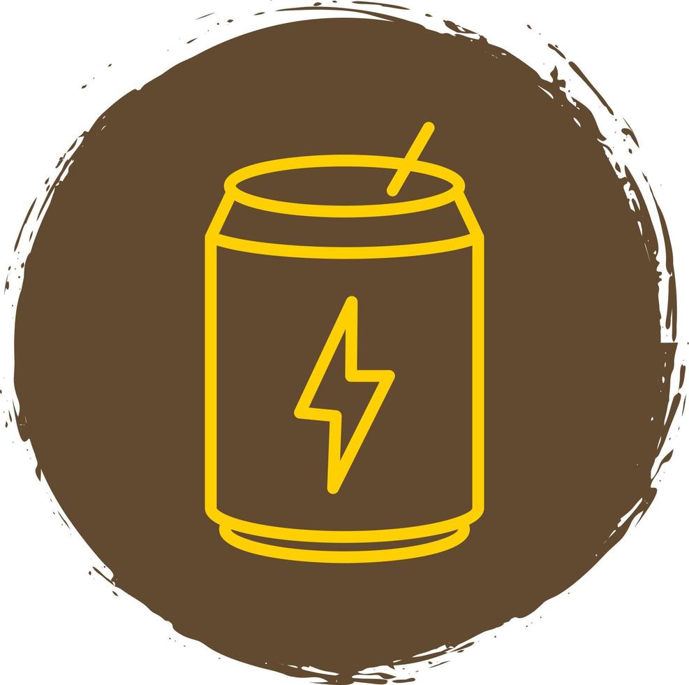 Energy Drink Vector Icon Design