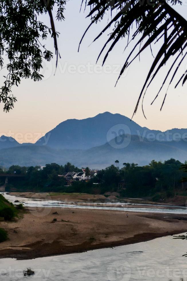 Rural landscape in East Asia photo