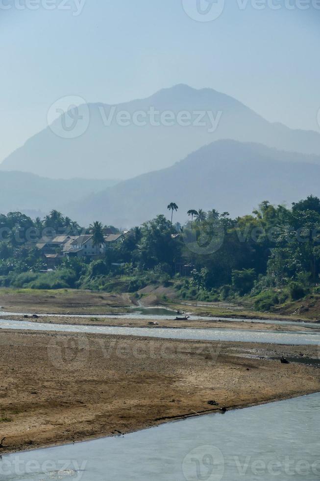 Rural landscape in East Asia photo