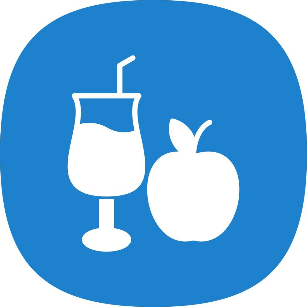 diseño de icono de vector de jugo de manzana