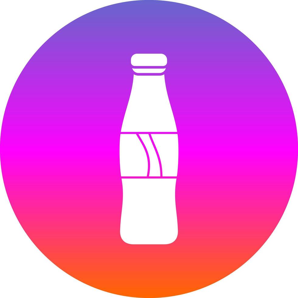 diseño de icono de vector de botella de cola