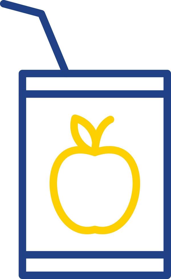 Juice Box Vector Icon Design