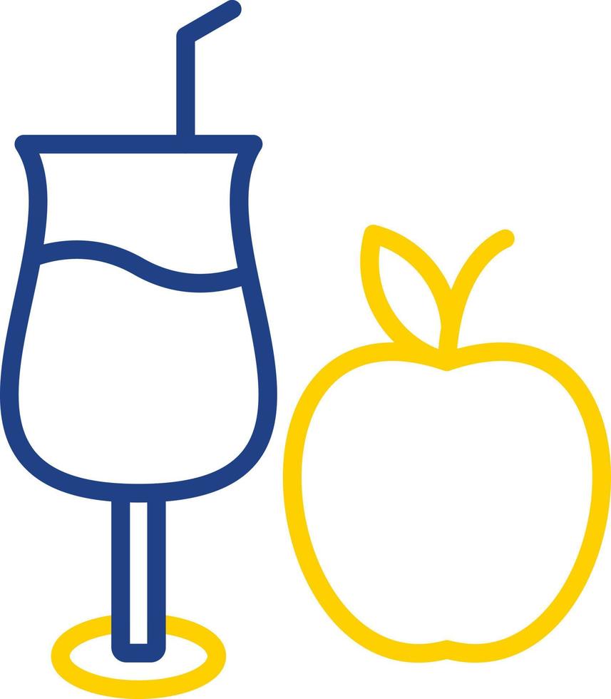 Apple Juice Vector Icon Design