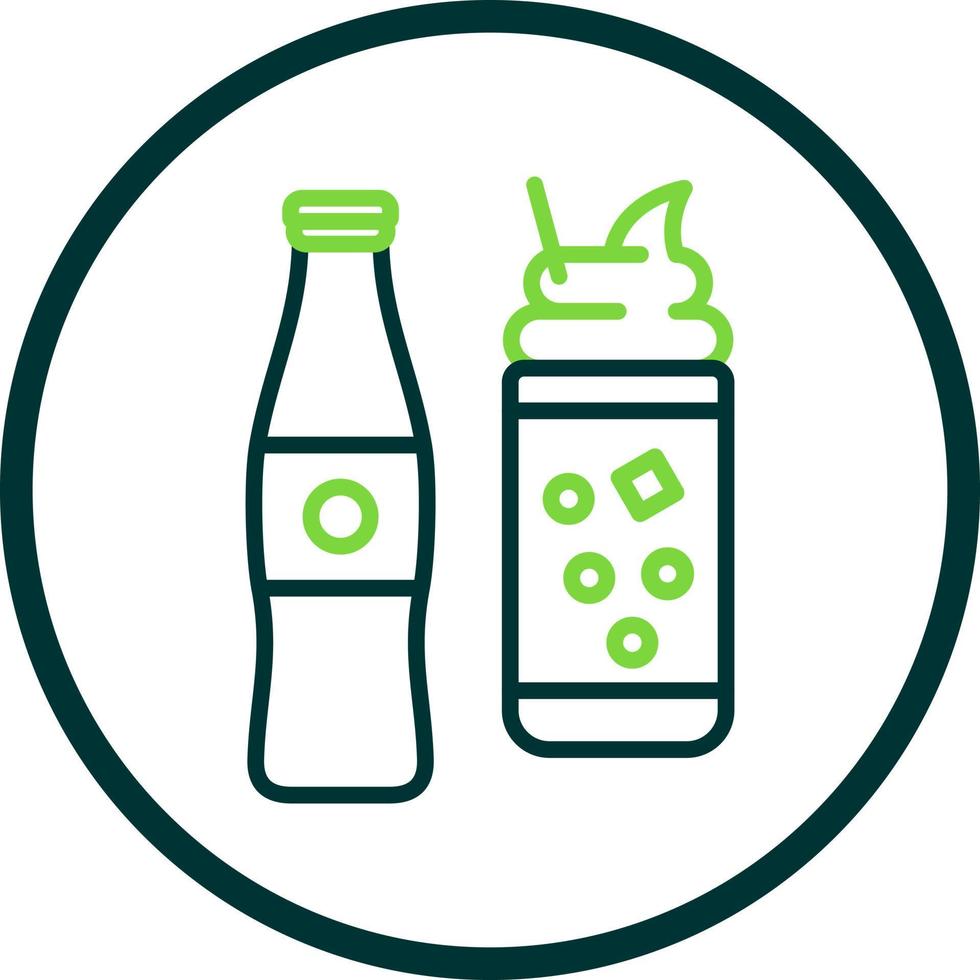 Cream Soda Vector Icon Design