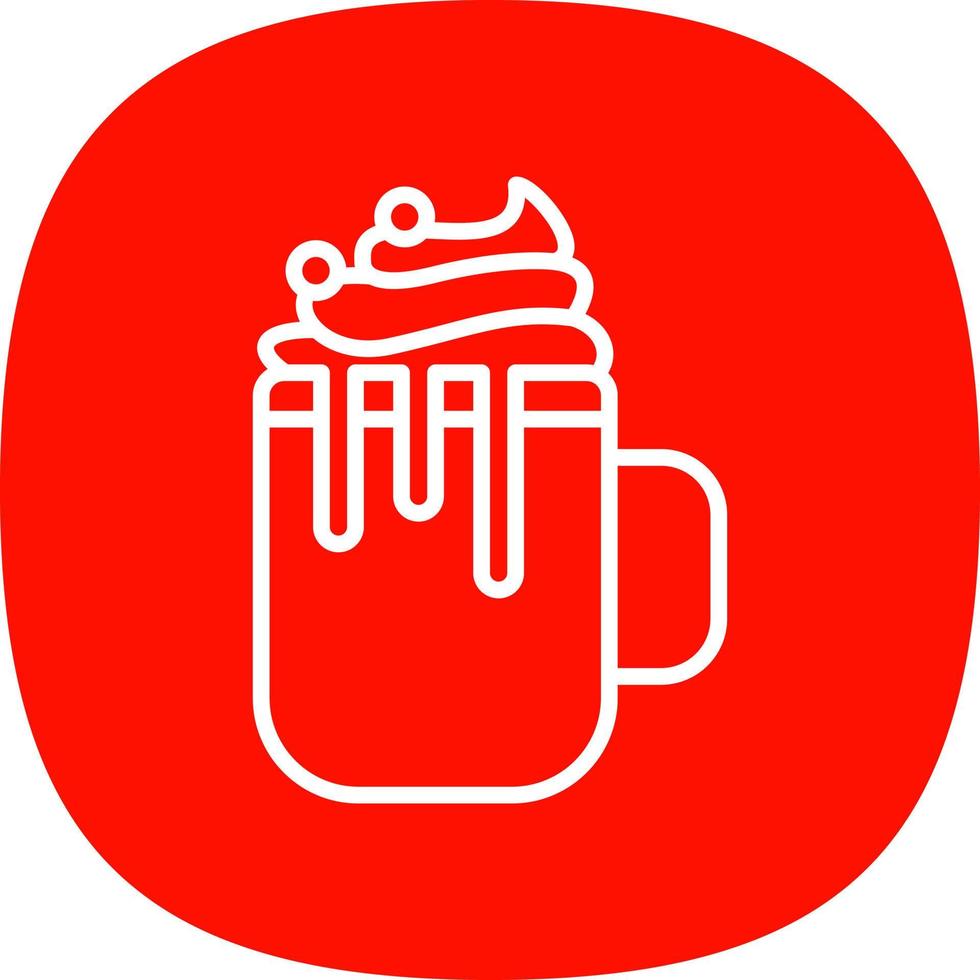 Hot Chocolate Vector Icon Design