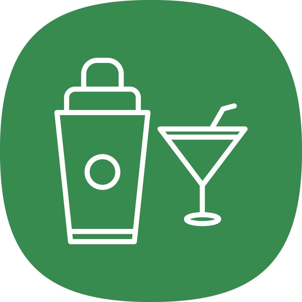 Cocktail Shaker Vector Icon Design