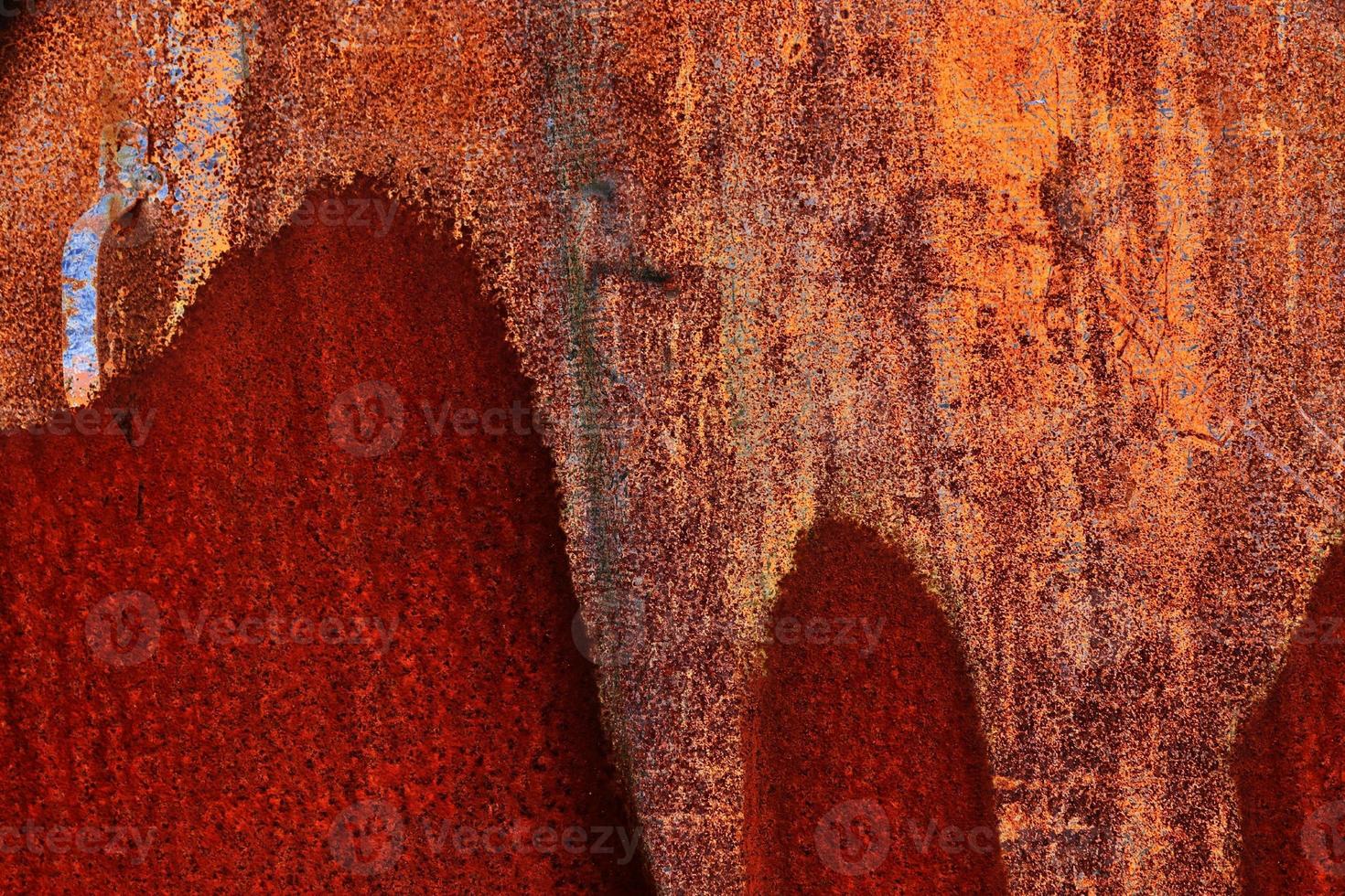 Detailed close up surface of rusty metal and steel with lots of corrosion in high resolution photo