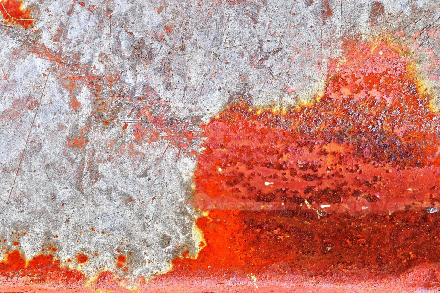 Detailed close up surface of rusty metal and steel with lots of corrosion in high resolution photo