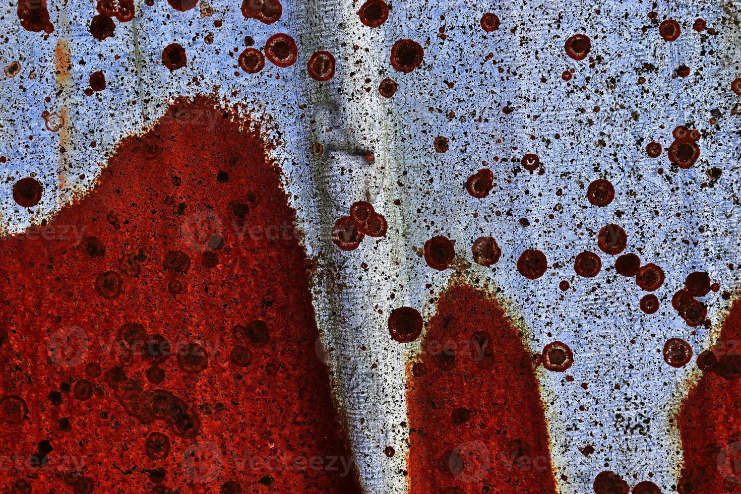 Detailed close up surface of rusty metal and steel with lots of corrosion in high resolution photo
