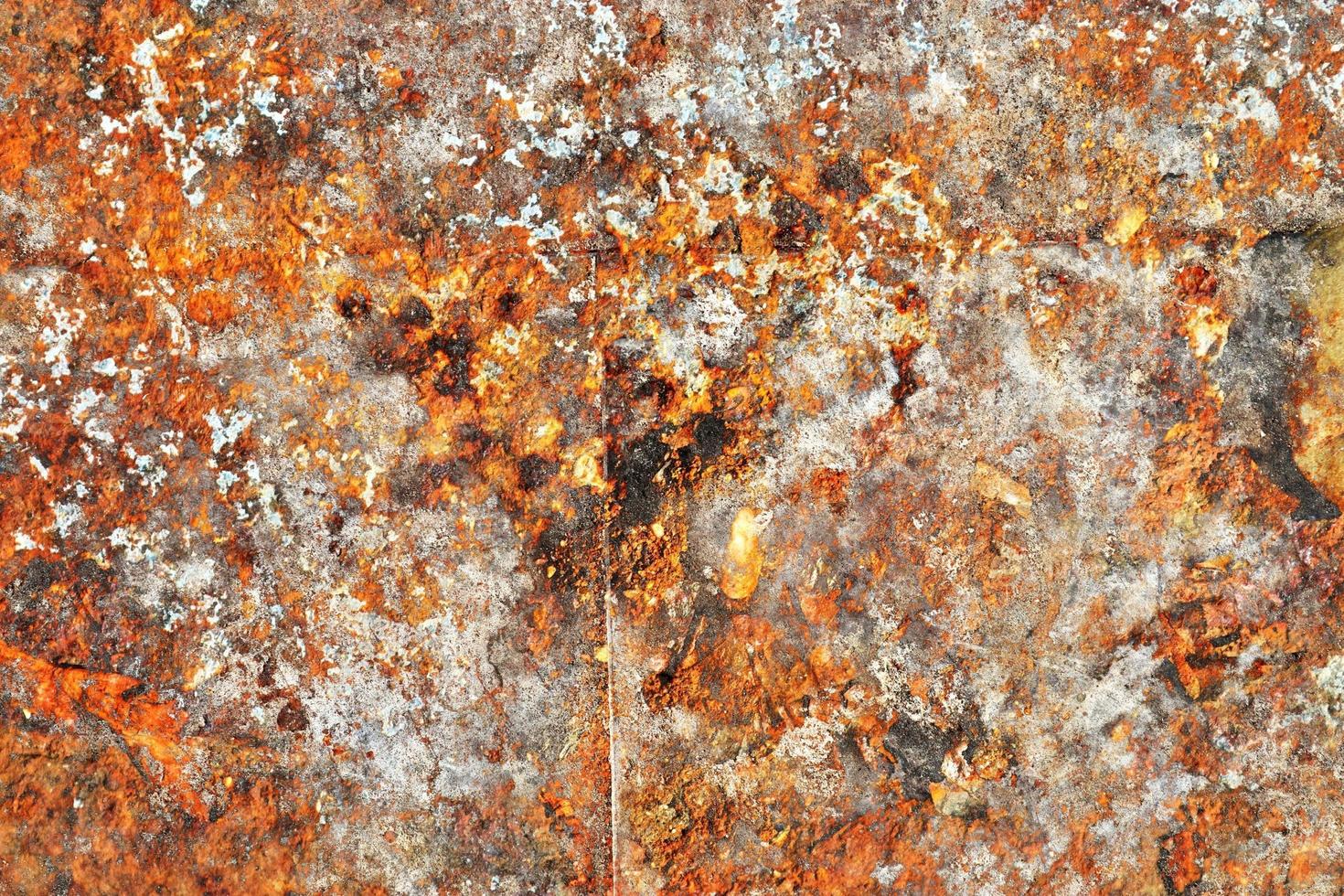 Detailed close up surface of rusty metal and steel with lots of corrosion in high resolution photo