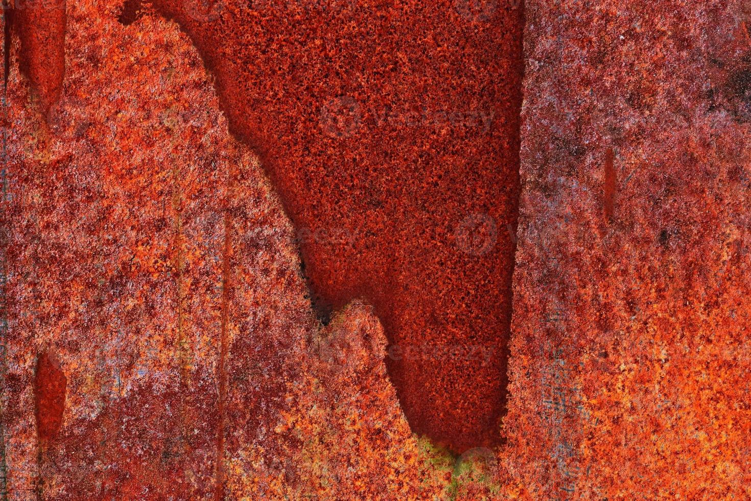 Detailed close up surface of rusty metal and steel with lots of corrosion in high resolution photo