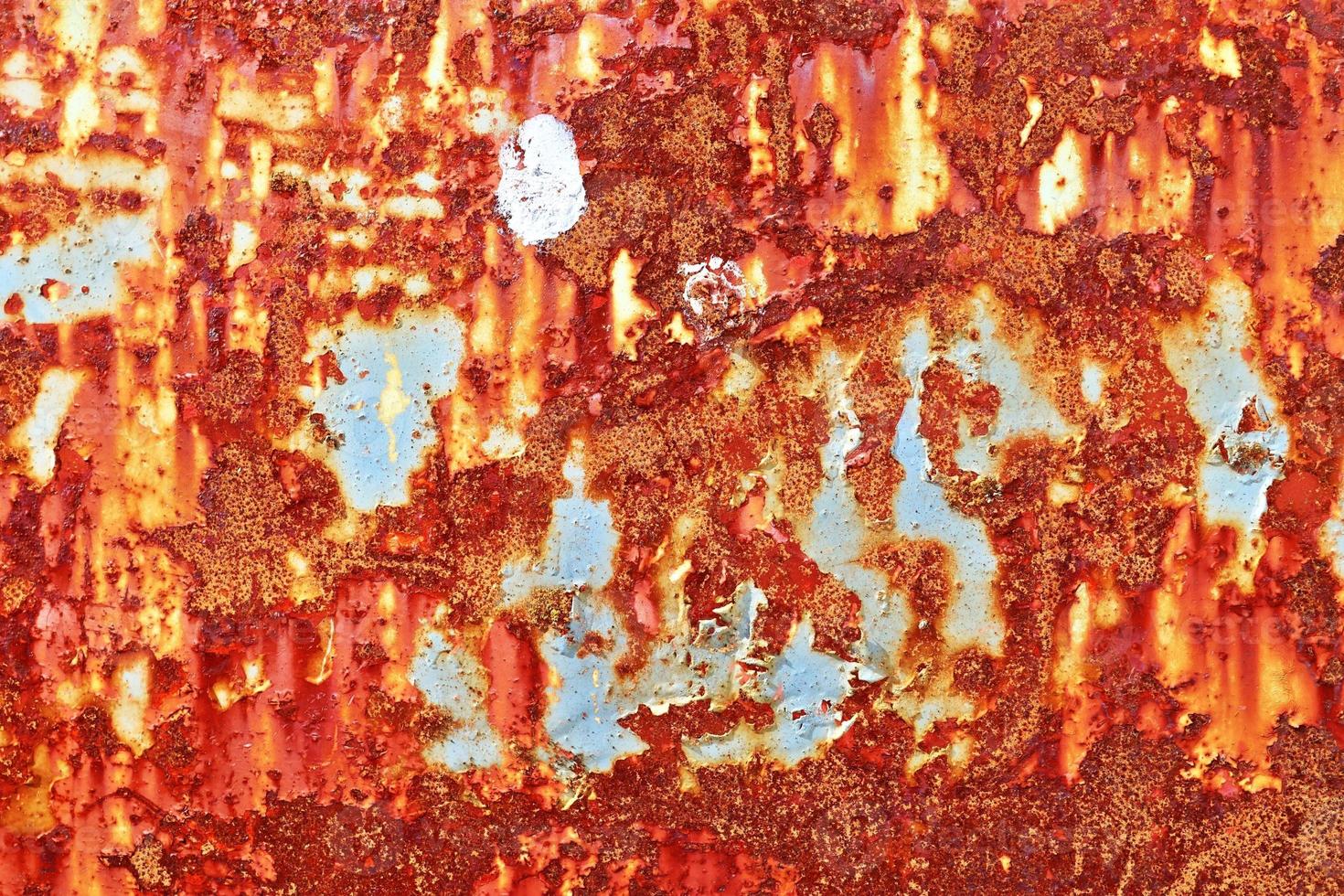 Detailed close up surface of rusty metal and steel with lots of corrosion in high resolution photo