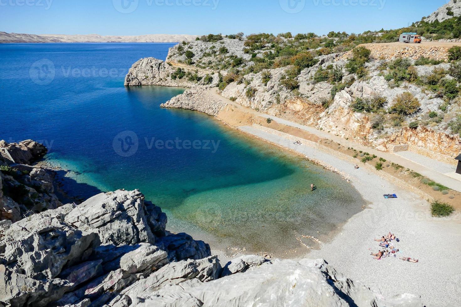 el mar adriático en croacia foto