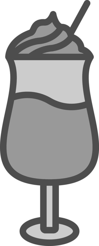 Latte Macchiato Vector Icon Design