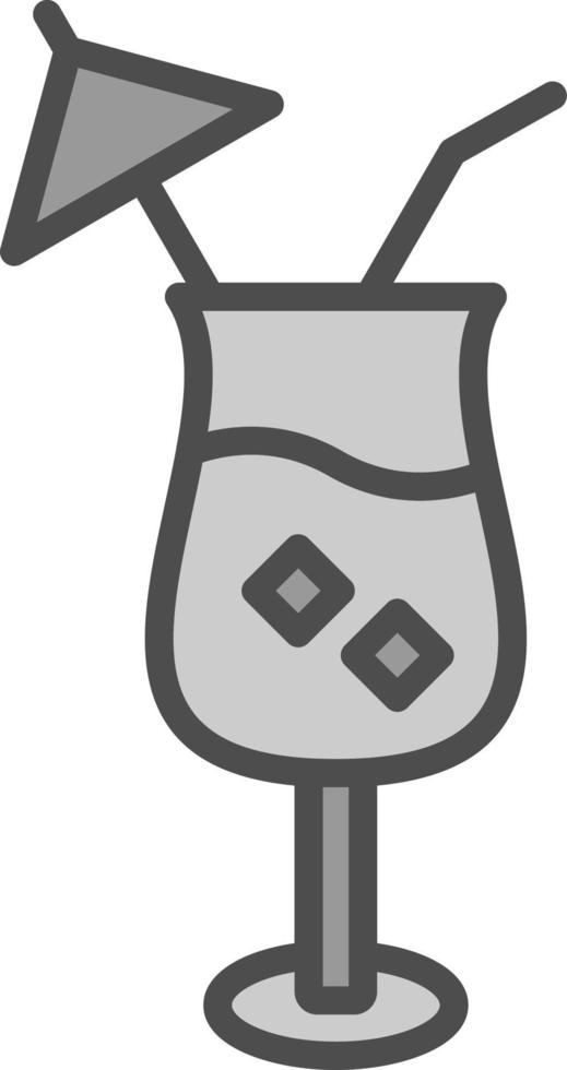 diseño de icono de vector de piña colada