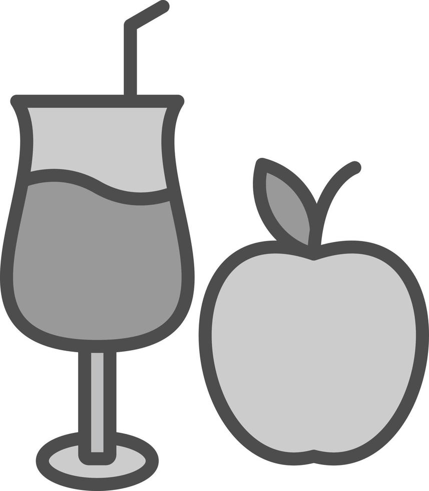 Apple Juice Vector Icon Design