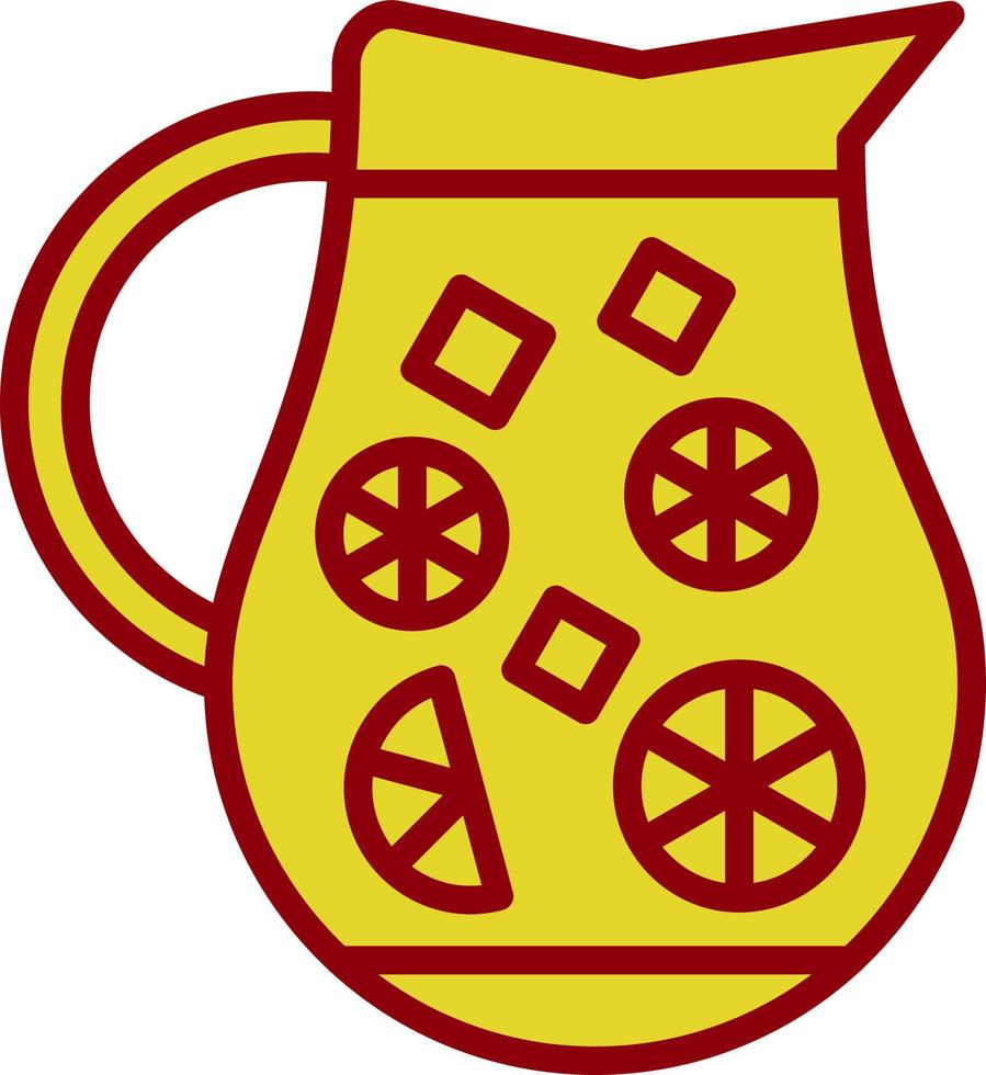 Lemonade Jug Vector Icon Design