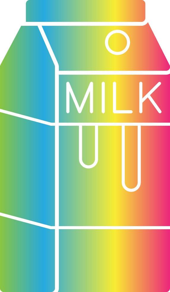 Milk Box Vector Icon Design