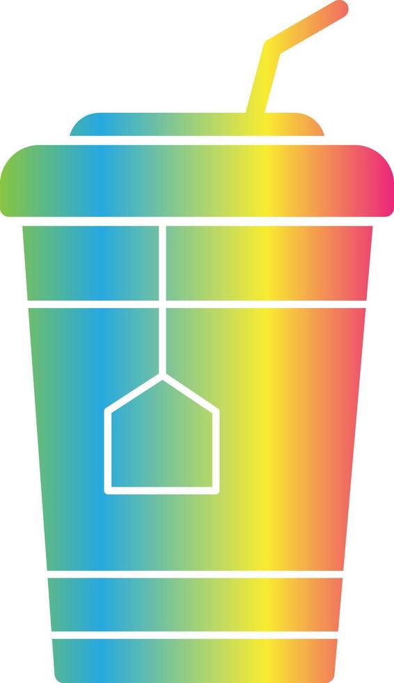 Ice Tea Vector Icon Design
