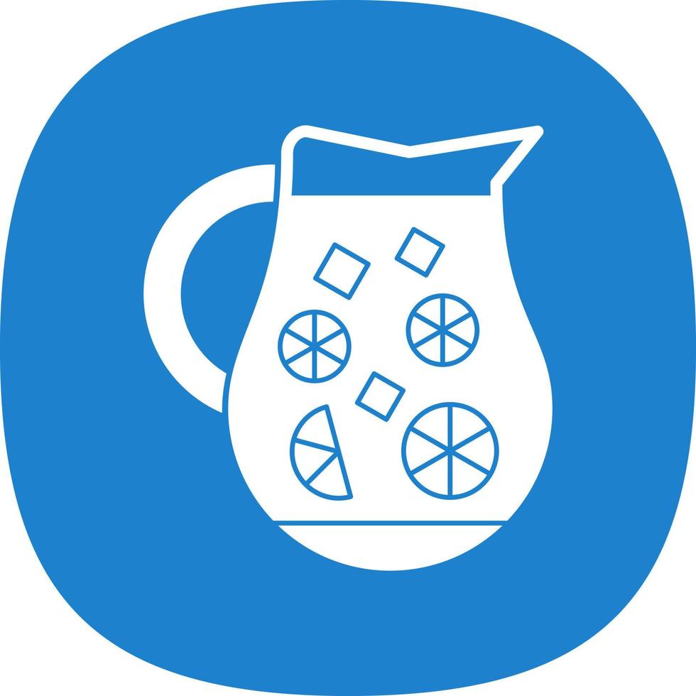 Lemonade Jug Vector Icon Design