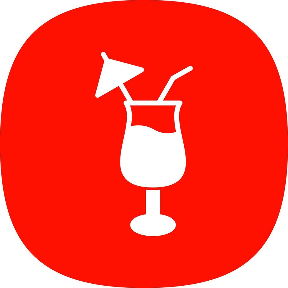 Pina Colada Vector Icon Design