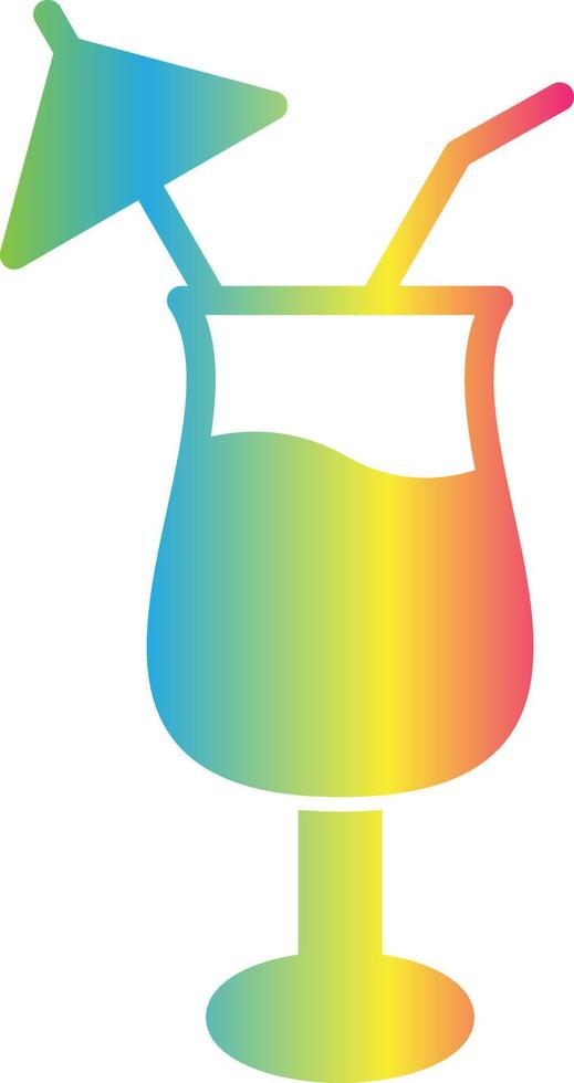 Pina Colada Vector Icon Design