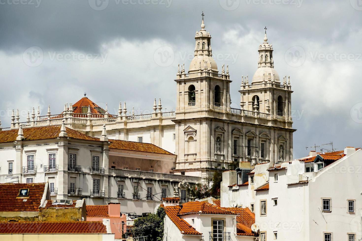 Buildings of Lisbon, Portugal photo