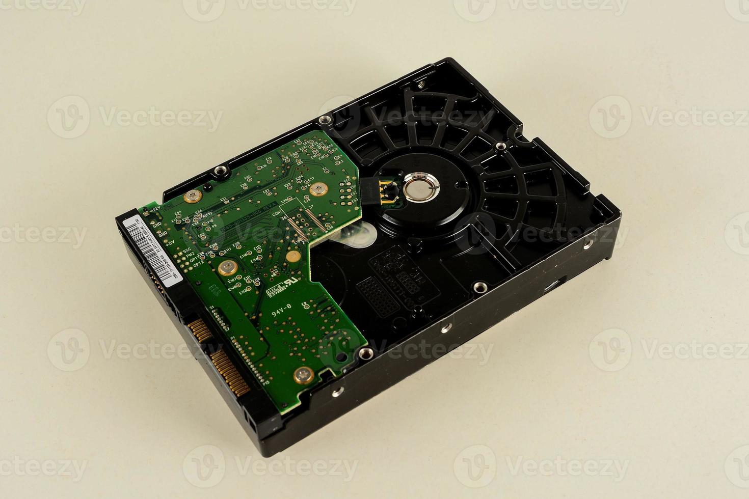 Isolated hard drive storage part photo