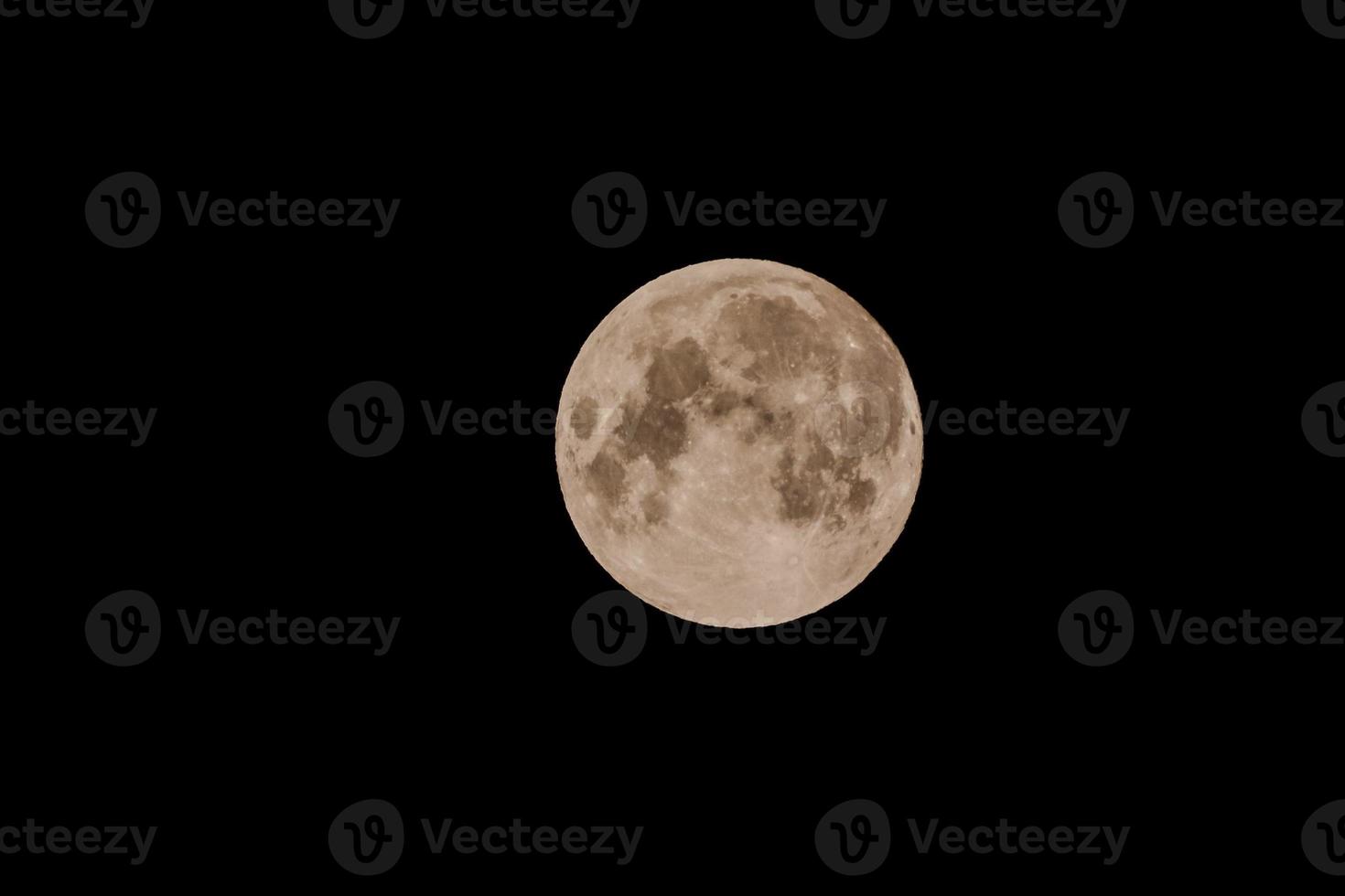Isolated full moon photo