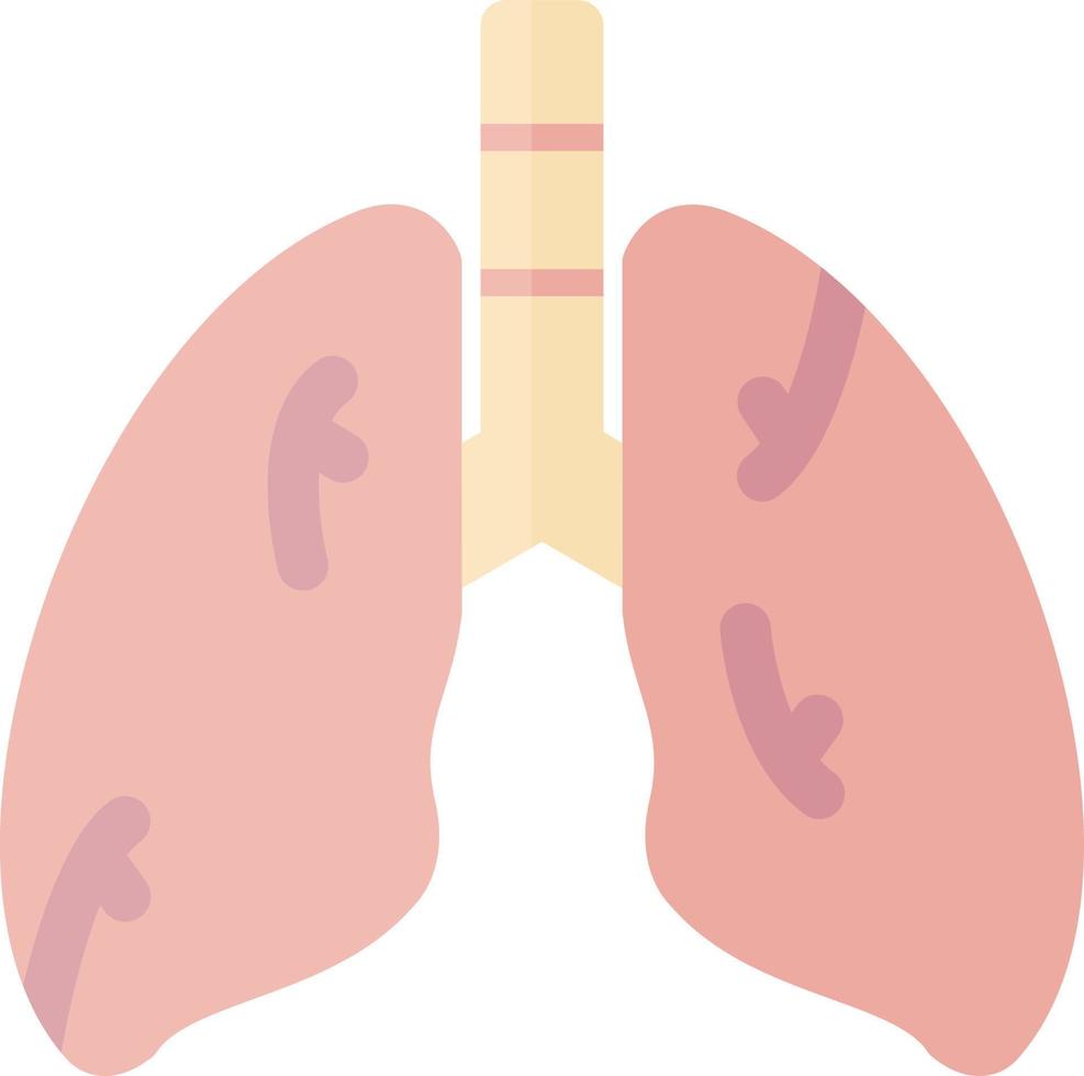 Lungs Vector Icon Design