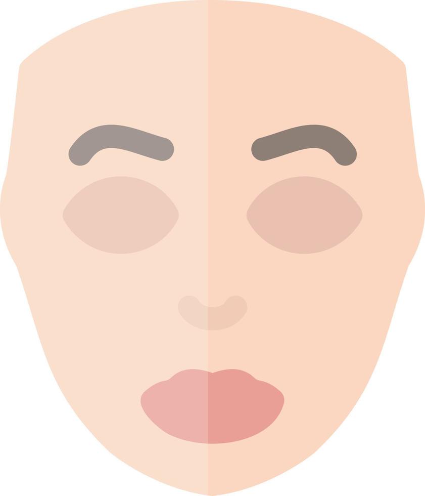 Facial Plastic Surgery Vector Icon Design