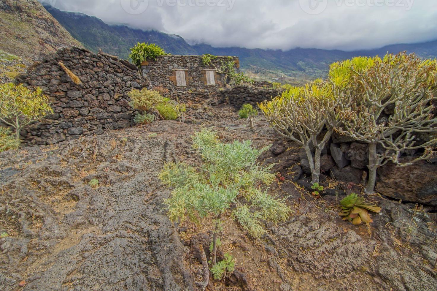 Abandoned Houses In El Hierro Island photo