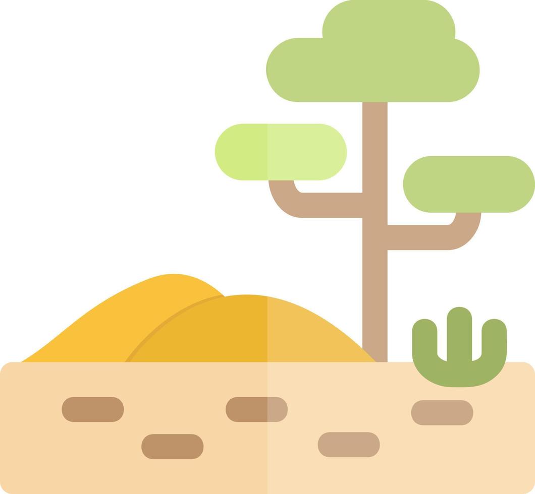 Savannah Glyph Icon vector