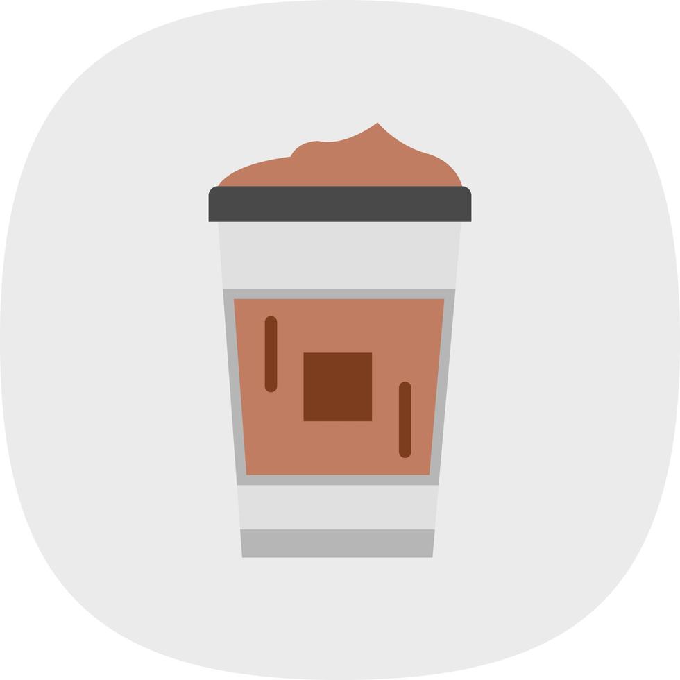 diseño de icono de vector de capuchino