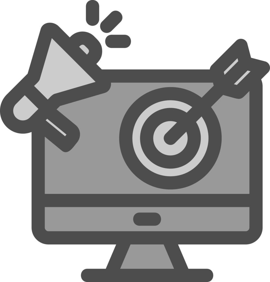 Marketing Goal Vector Icon Design