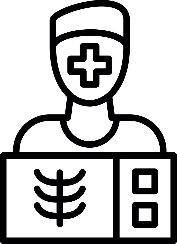 Man X ray Vector Icon Design