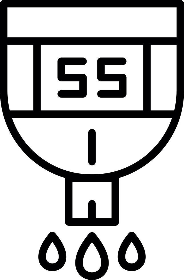 Glucose Checkup Vector Icon Design