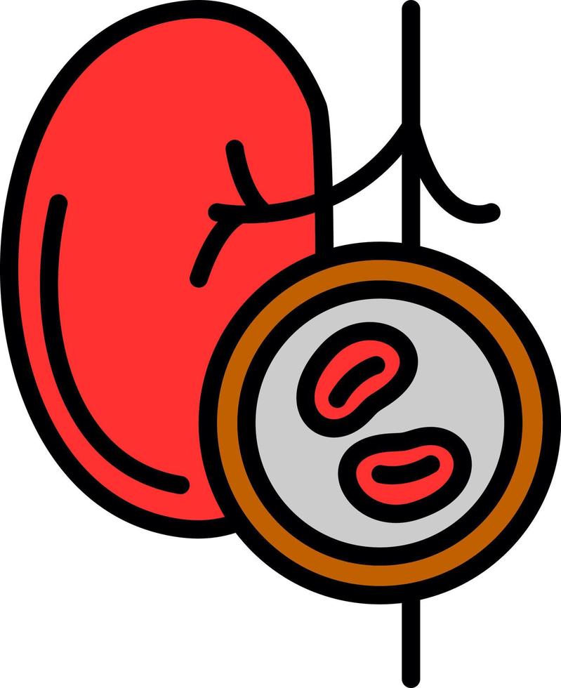 Kidney Checkup Vector Icon Design