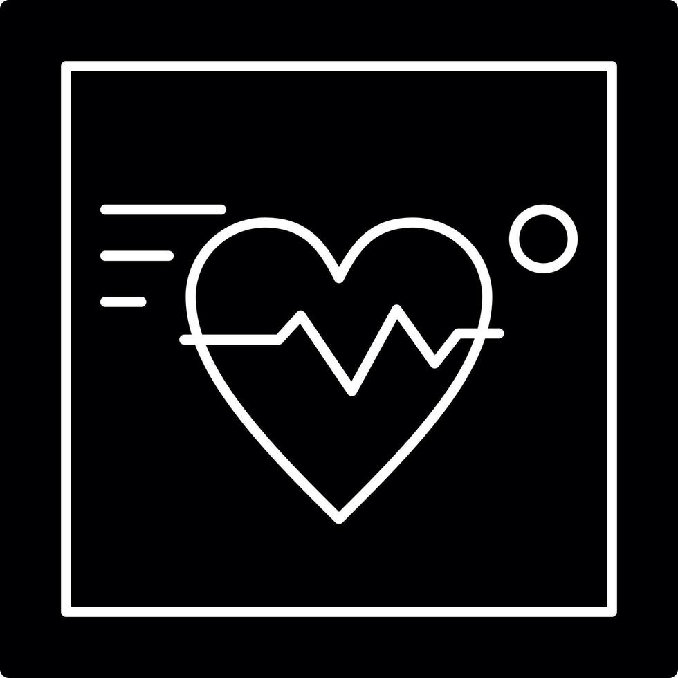 Electrocardiogram Vector Icon Design