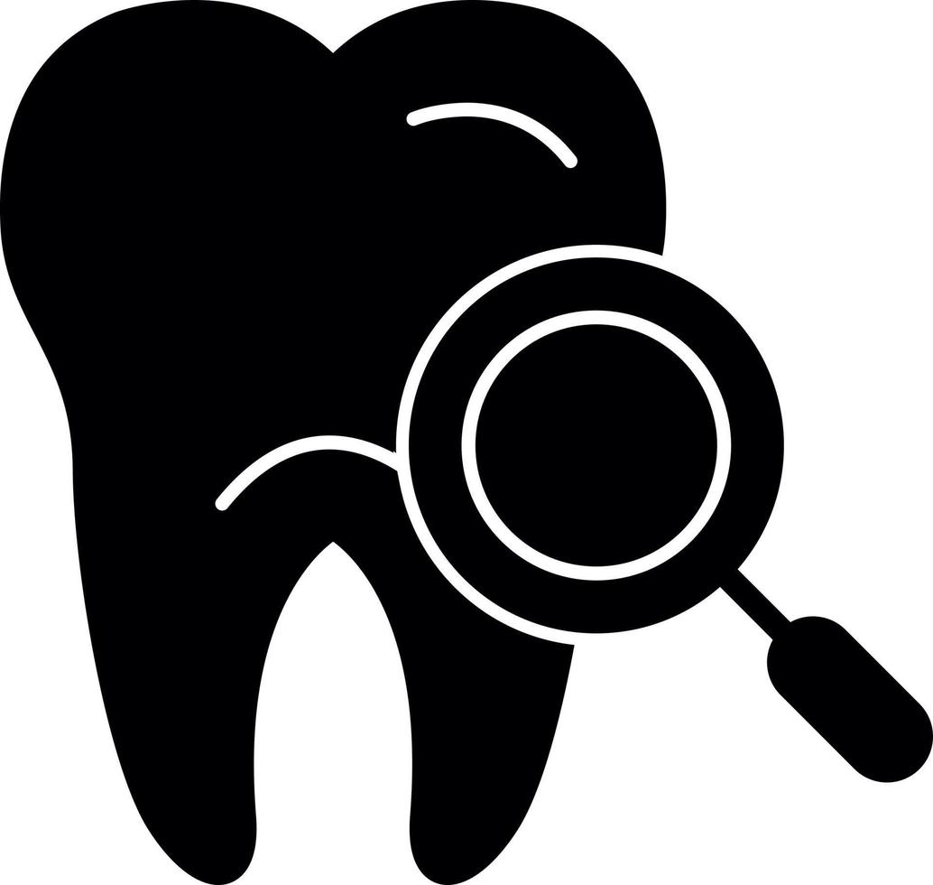 Dental Checkup Vector Icon Design