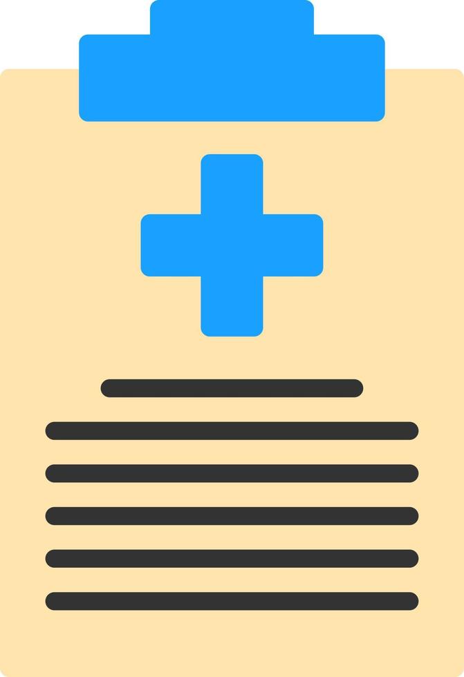 Medical Report Vector Icon Design