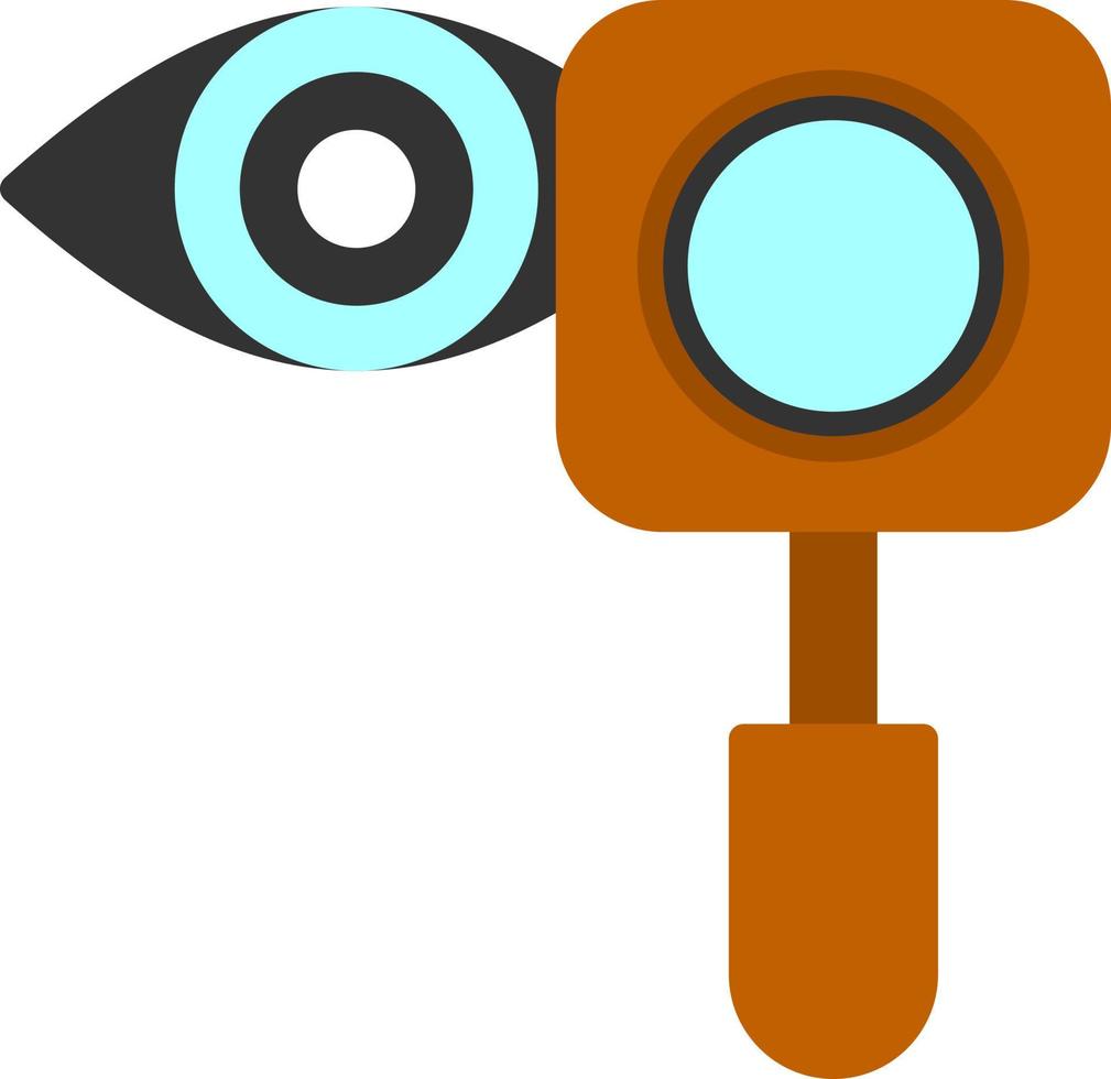 Eye Examination Vector Icon Design