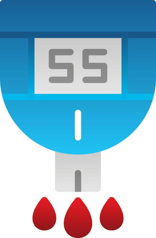 Glucose Checkup Vector Icon Design