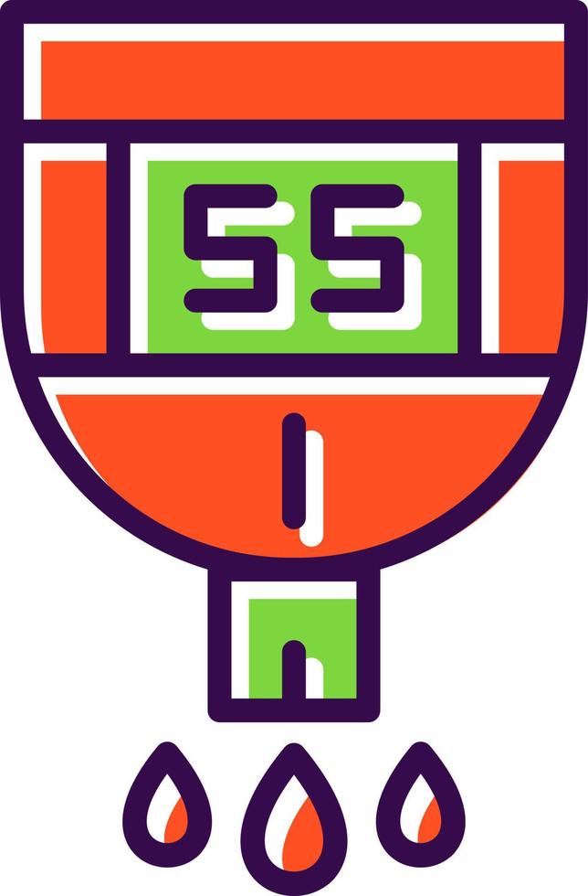 Glucose Checkup Vector Icon Design
